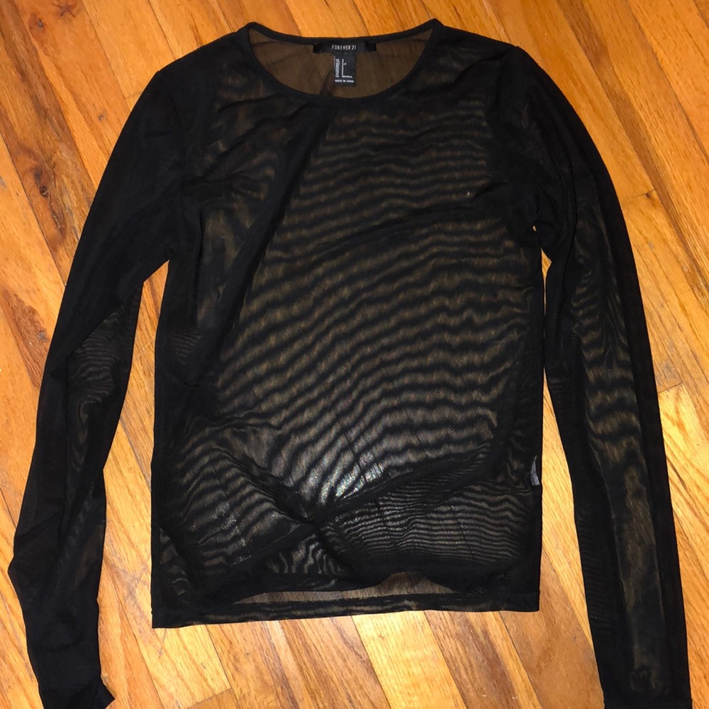 See through mesh top